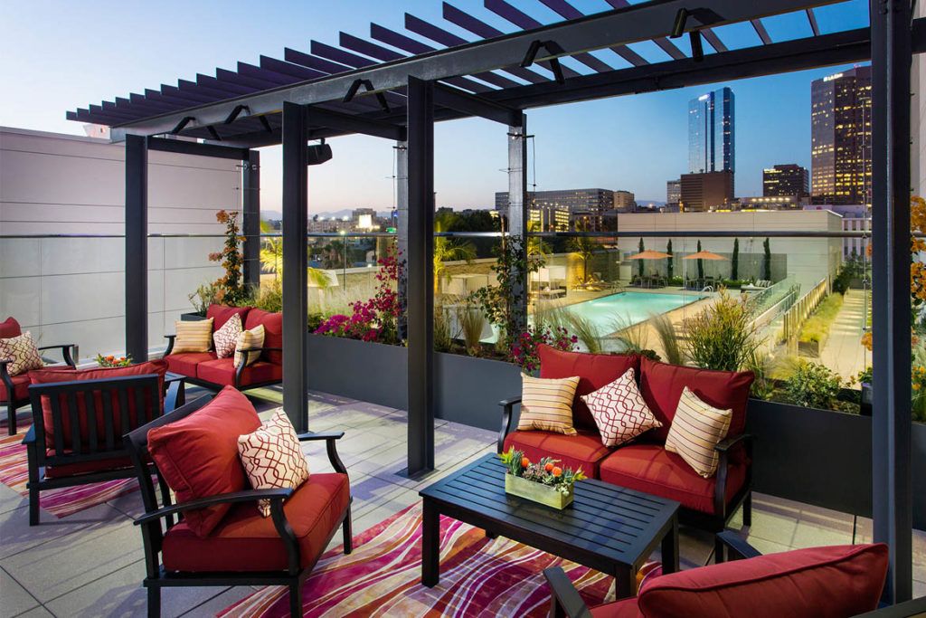 Courtyard by MarriottResidence Inn at L.A. - Roof Top Lounge - American Life Inc